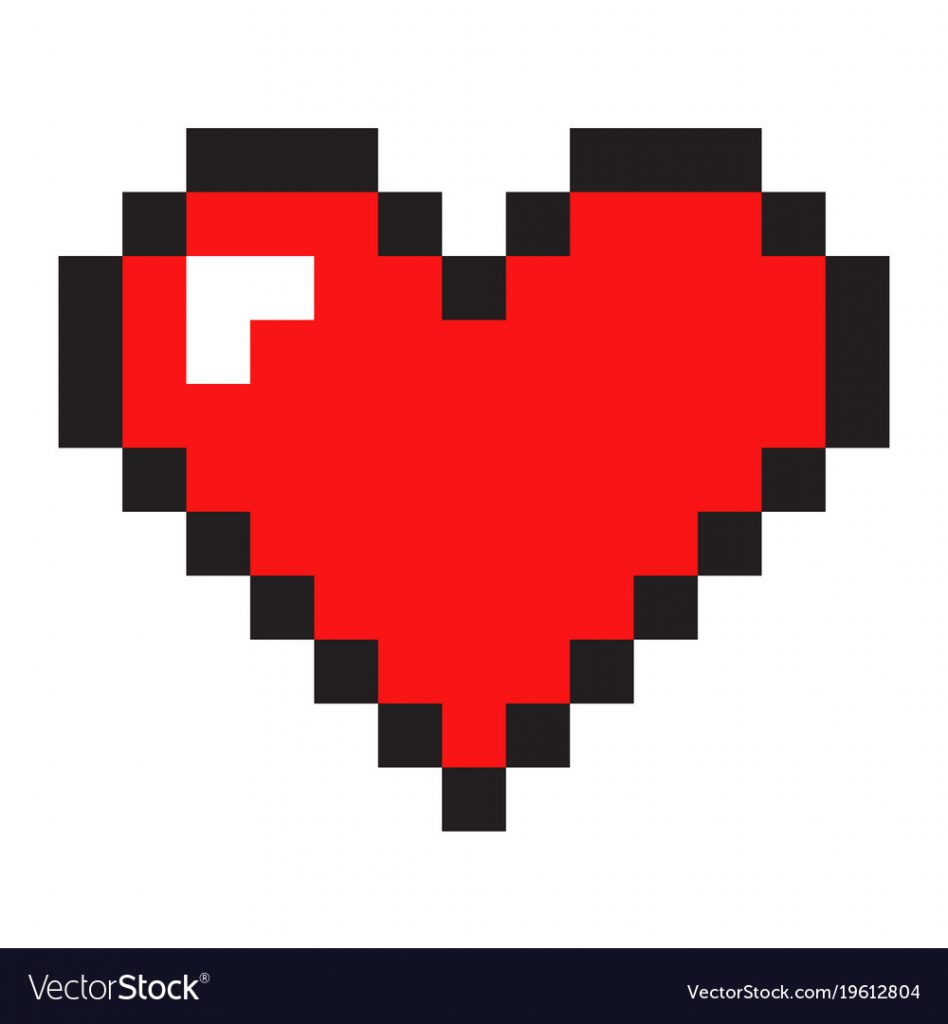 Heart pixelart